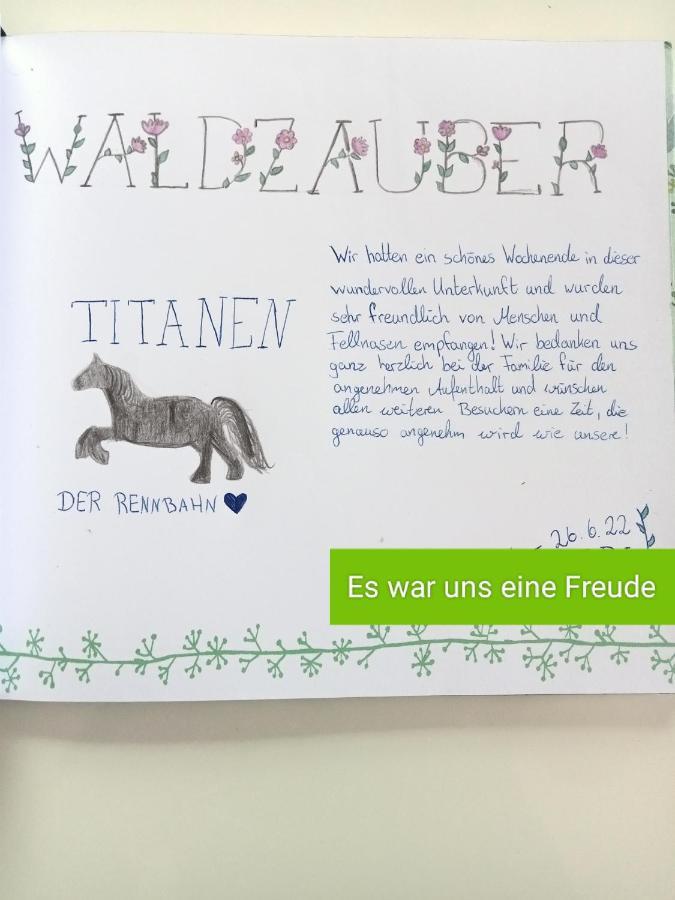 Ferienzimmer Waldzauber Borkwalde Eksteriør billede